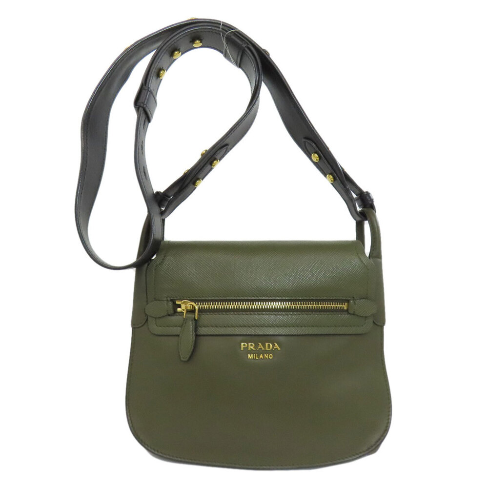 Prada 1BD050 Chain Bag Shoulder Leather Women's PRADA - Picture 2 of 16